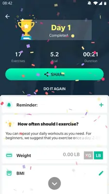 Lose Weight App for Men android App screenshot 7